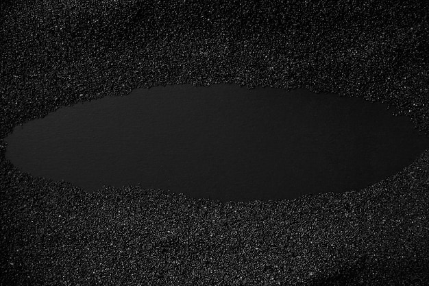 Photo black sand texture background photo