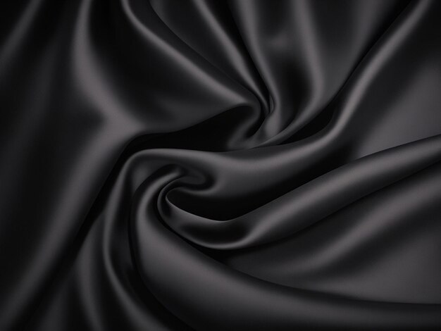 black satin background AI generated