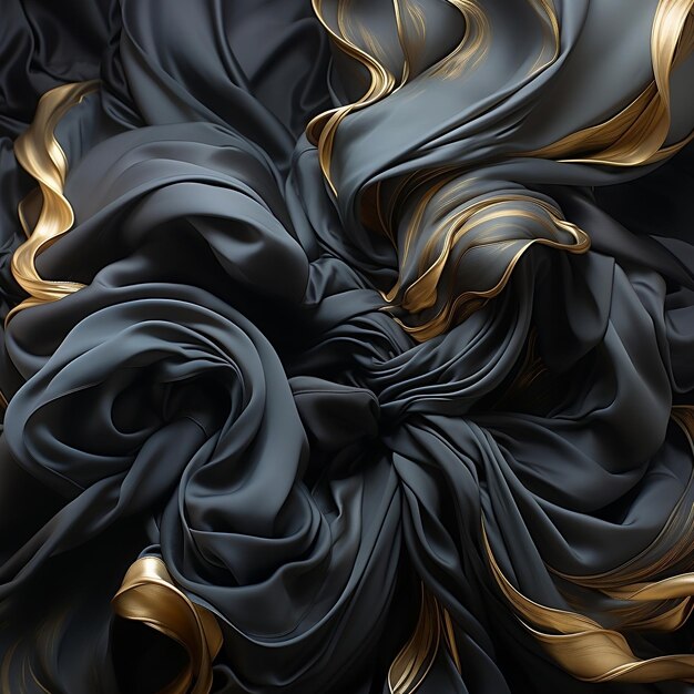 Black satin background