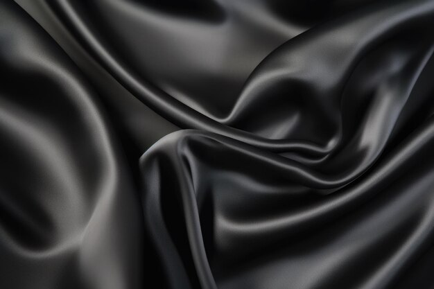 black satin fabric