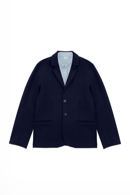 black school uniform for a boy on a white background