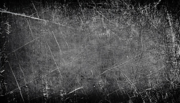 Photo black scratched grunge background grunge textured background surface texture with scratches