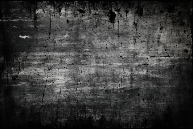 black scratched grunge scary background old distressed texture with frame