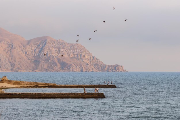 The Black Sea coast near Sudak