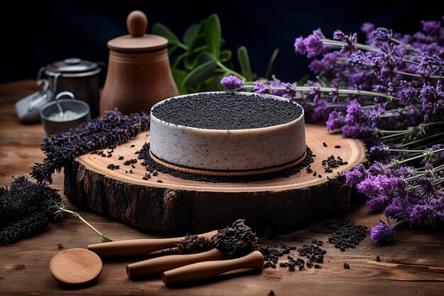 Black Sesame Cheesecake