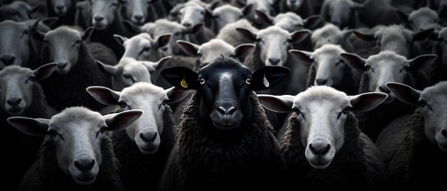 The Black Sheep among white in the Herd