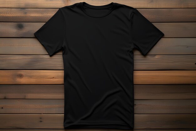 Photo black shirt template sleek blank tshirt plain black tshirt black tshirt mockup