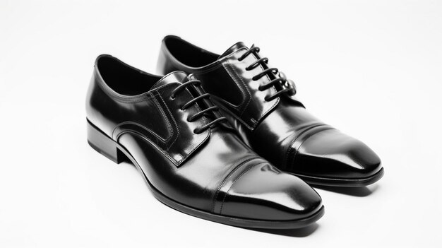 Black shoe for men039s with white background