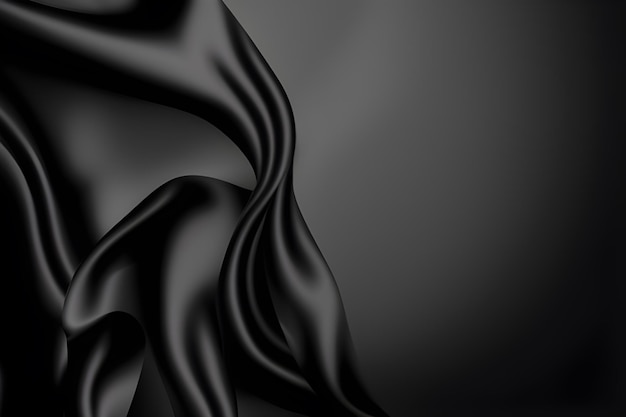 Black Silk Background