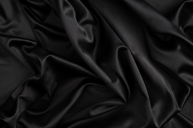 Photo black silk black background