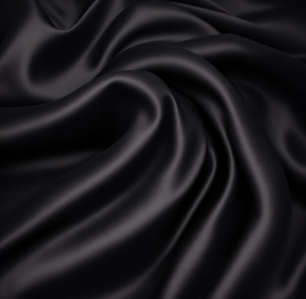 black silky texture