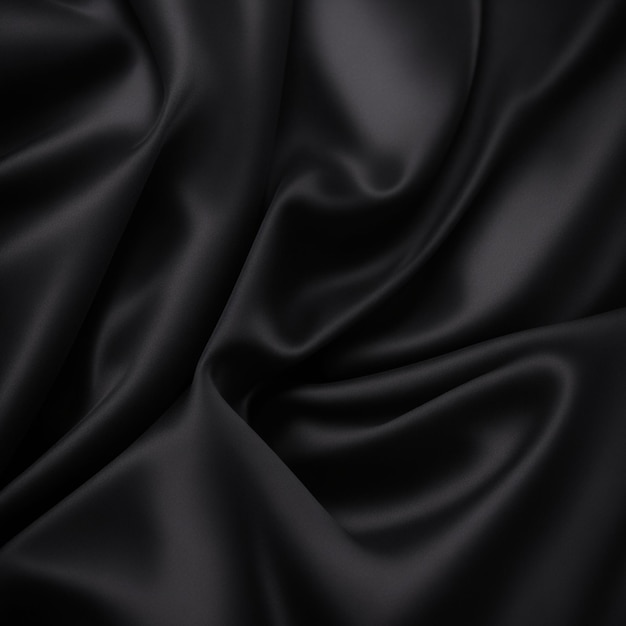 black silky texture