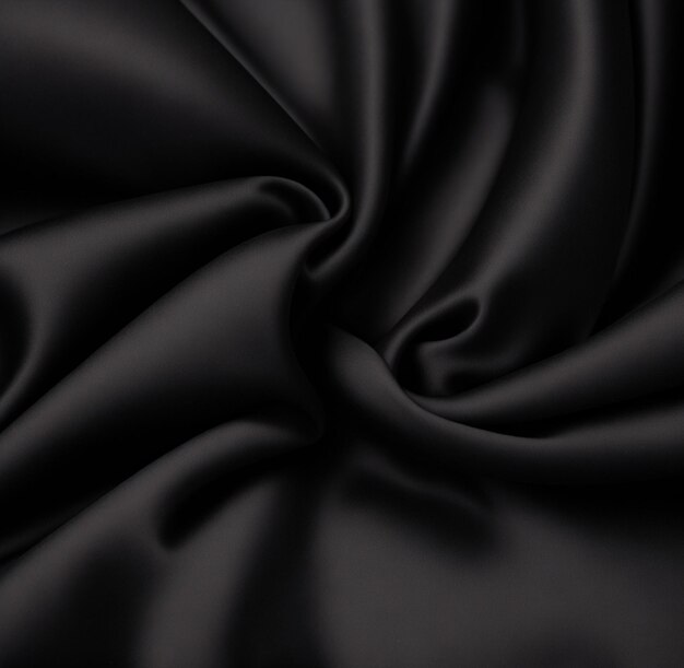 black silky texture