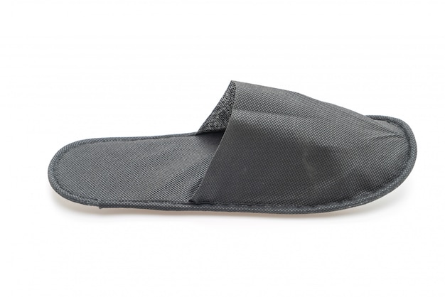 black slipper shoes