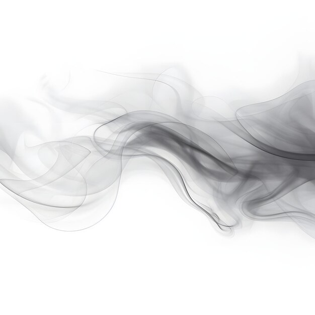 Photo black smoke in ink style