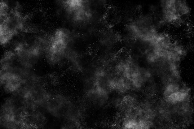 black space cloud in the space black and white background