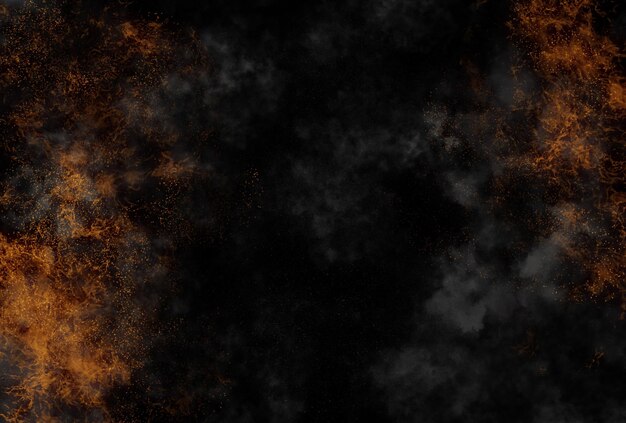 宇宙の黒と白の背景に黒い宇宙雲