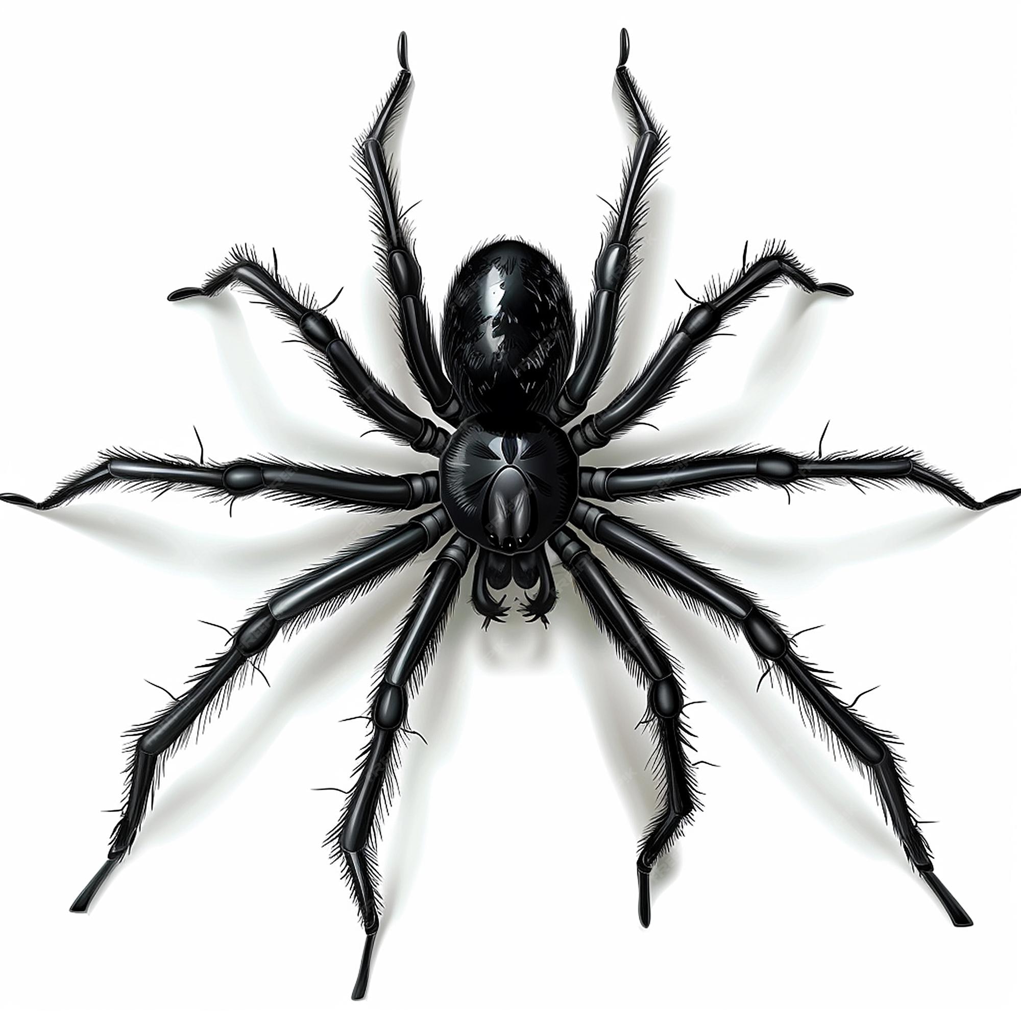 Premium Photo | A black spider with a black body and a black spider on