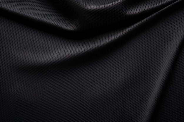 Premium AI Image | Black sport cloth fabric