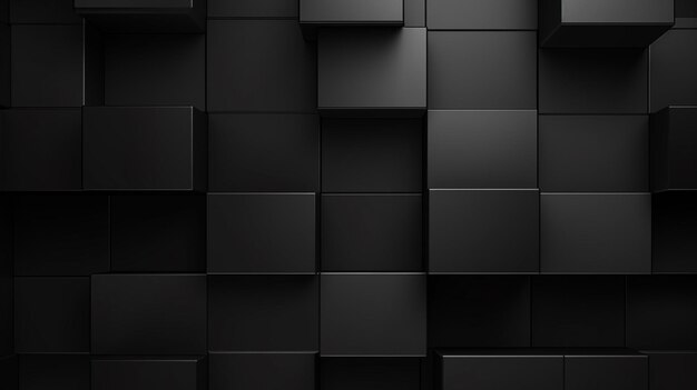 Black squares pattern background