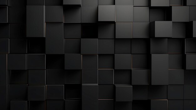 Black squares pattern background