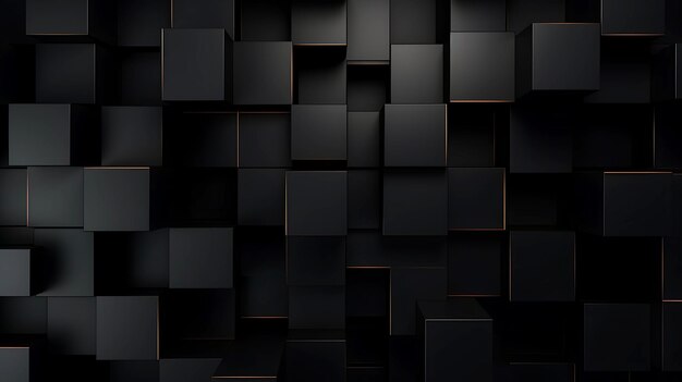 Photo black squares pattern background