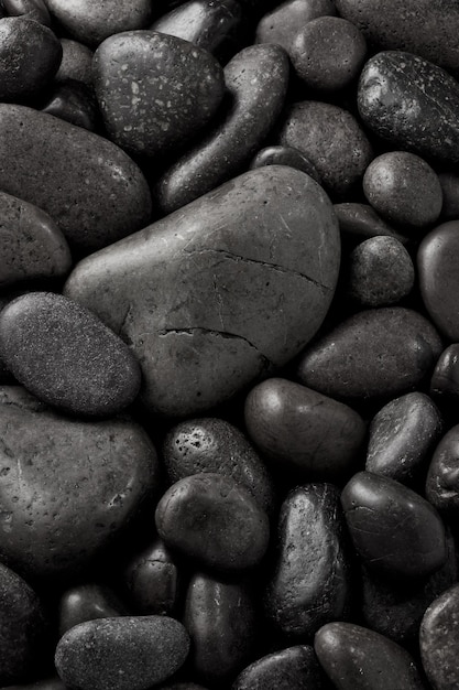 Photo black stone background