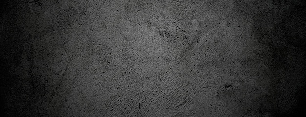 Black stone concrete texture background Dark grey black cement for background