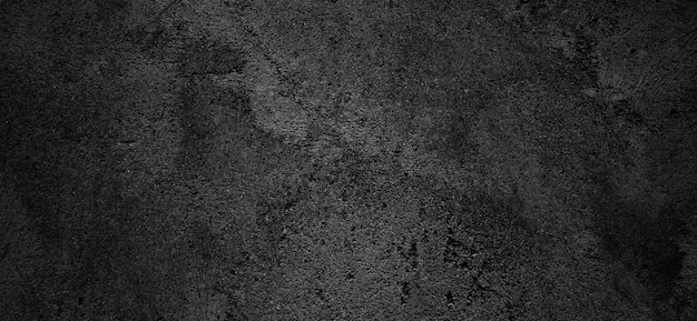 Black stone concrete texture background Dark grey black cement for background