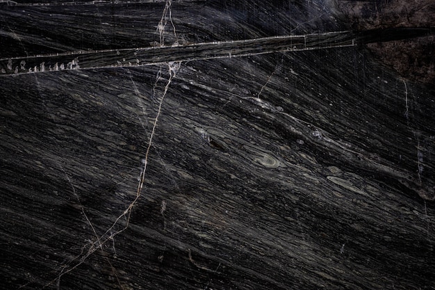 Black stone texture background Cracked stone