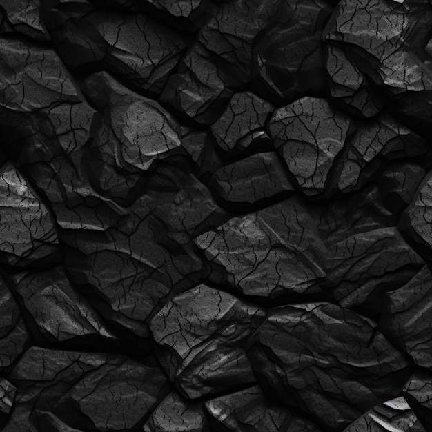 Фото Текстура черного камня