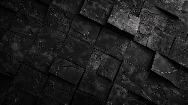 Black stone textured background detailed dark 3pattern wallpaper