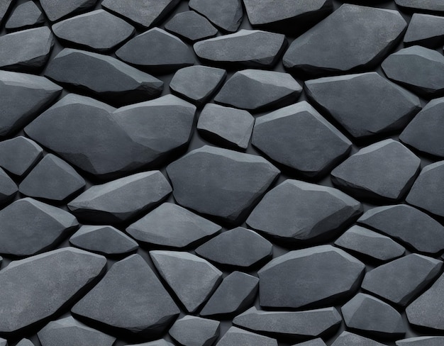 black stone wall background Long black stone texture and textured background