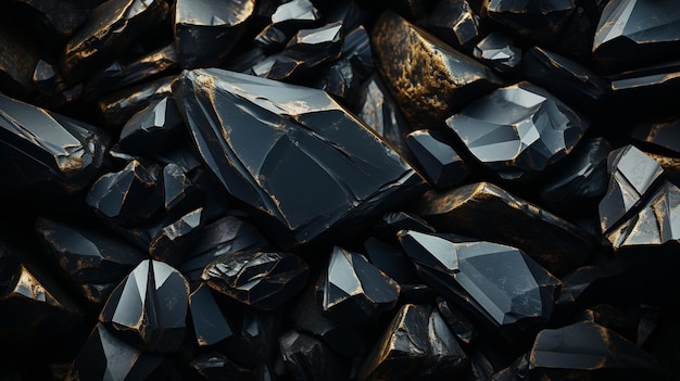 Black stones background