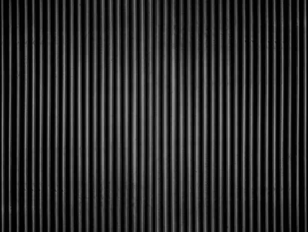 Black striped background. Facade