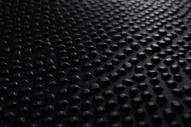 A black surface with a pattern of small stones Generative ai