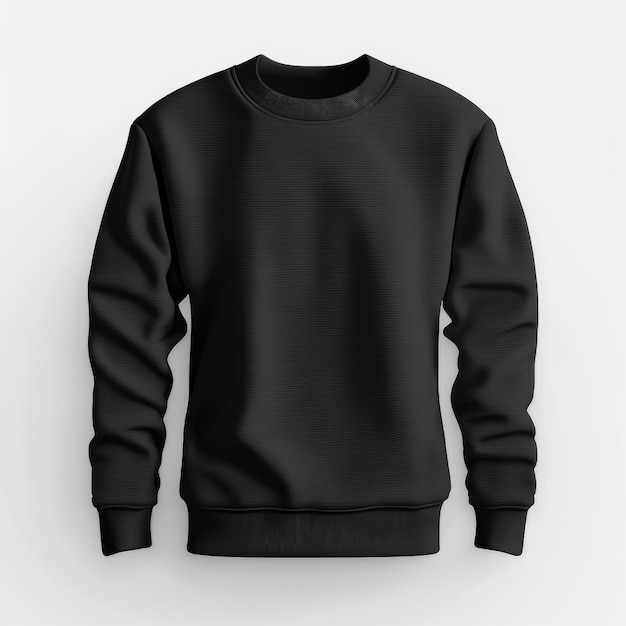 Black sweatshirt Illustration AI Generative