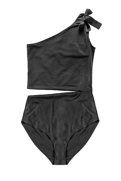 Black swimsuit isolated
