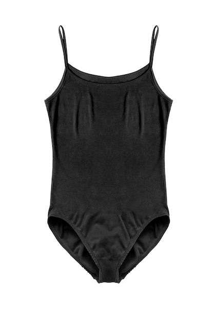 Black swimsuit isolated