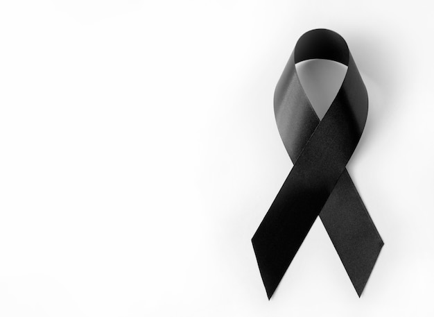 Black symbolic ribbon