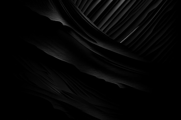 Black synthetic leather texture abstract background