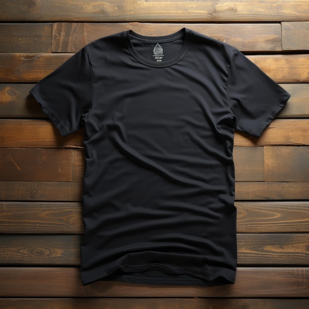 black t shirt mockup template