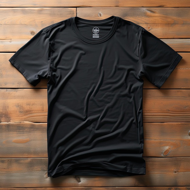 black t shirt mockup template