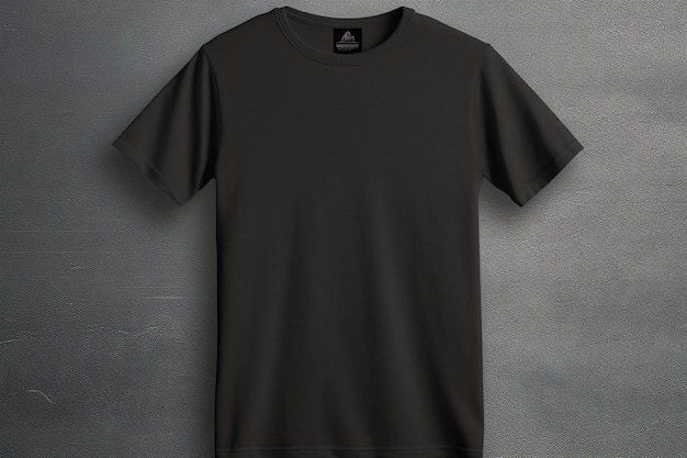 black t shirt mockup