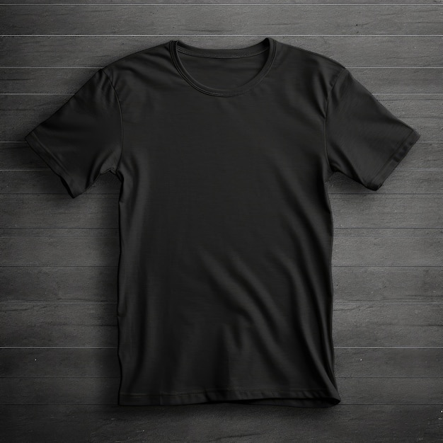 A black t shirt premium look Tshirt mockup show