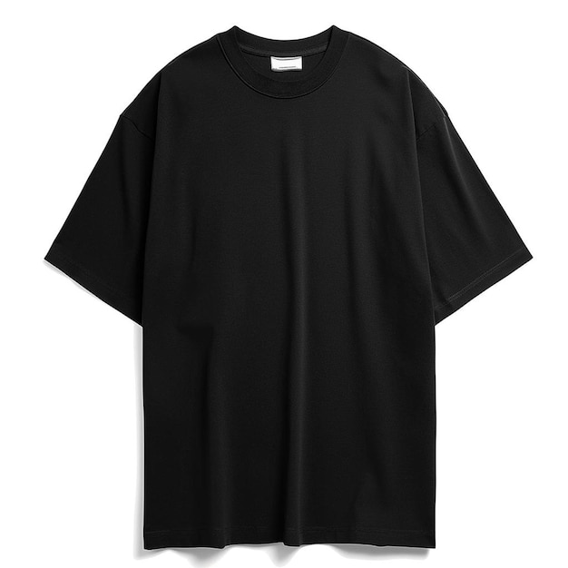 Photo a black t shirt on a white background