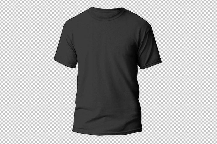 Photo a black t - shirt with the word  t - shirt  on it