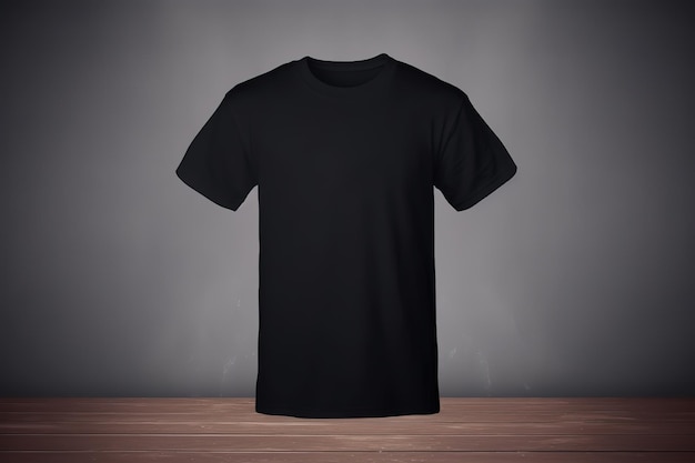 black t shirt for your designs mockup t shirt mockup