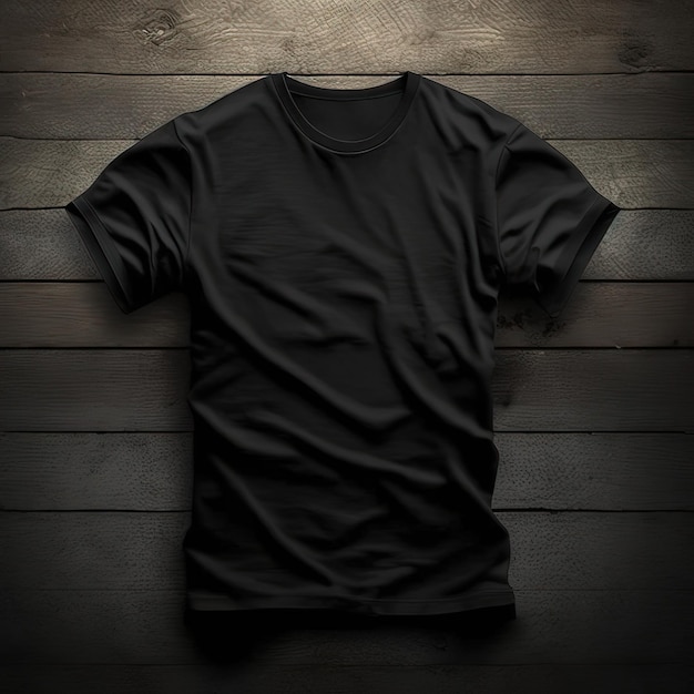 A black t shirt