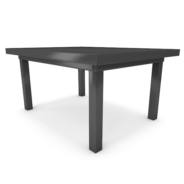 Black Table 3D